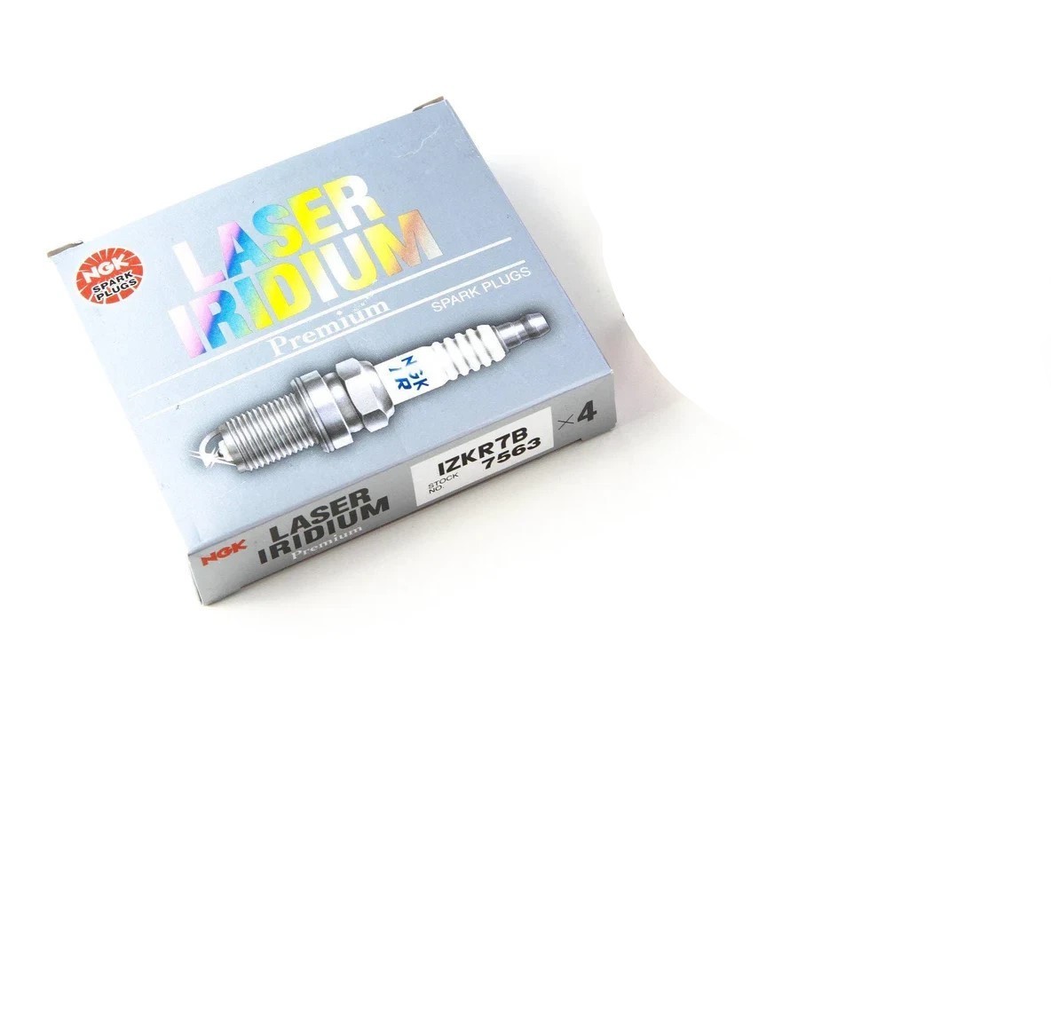 NGK 7563 Laser Iridium Spark Plugs  Set of 4  VW 3.2L V6 OEM Passat R32 EOS A3