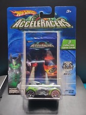 Hot Wheels Acceleracers Racing Drones RD-03 Silver New On Nice Card Please Read