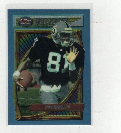 1994 Tim Brown Topps Finest #116 Free Shipping (G2221)
