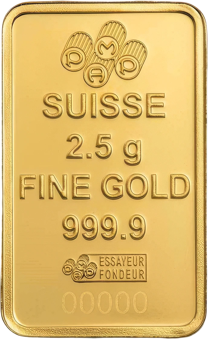 Goldbarren PAMP Lady of Liberty 2,50 g 999,9 Gold Prägefrisch Schweiz
