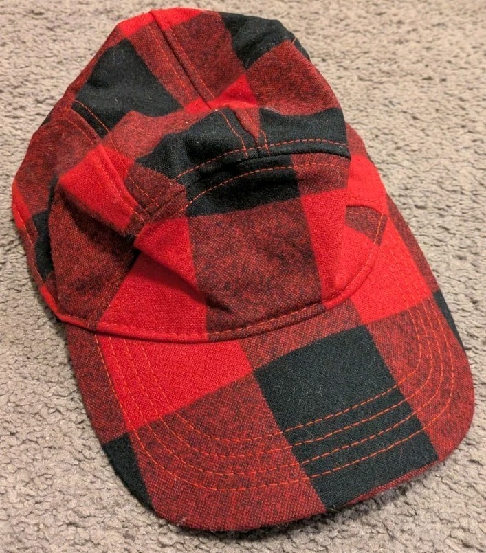 Pendleton Red Buffalo Plaid 5 Panel Custom Made H… - image 4