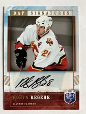 2006-07 UD Be A Player Signatures NHL Hockey Autograph Robyn Regehr #RR Flames