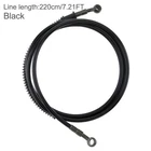 Motorcycle Bike 10mm Brake Clutch Oil Hose Line Pipe Cable 220cm 28° Joint Angle