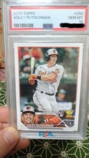 PSA 10 Adley Rutschman Rookie Topps 2023 Official Base Baseball Card
