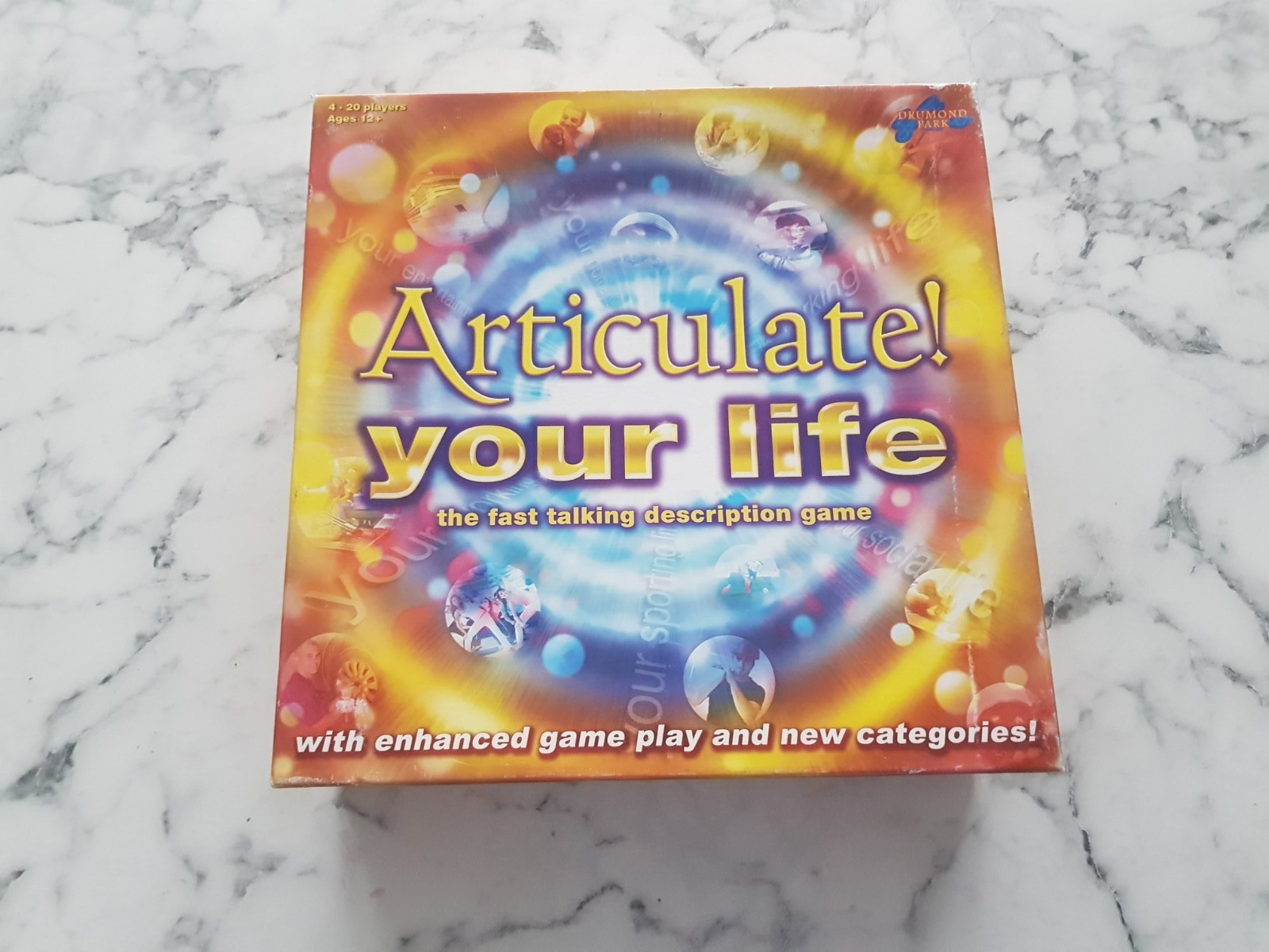 Articulate Your Life Board Game Family 4-20 Players Drumond Park 2010 Complete