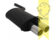 Sportauspuff Endschalld&auml;mpfer f&uuml;r Mercedes Benz CLK C208 Coupe Cabrio 2 x 90mm 