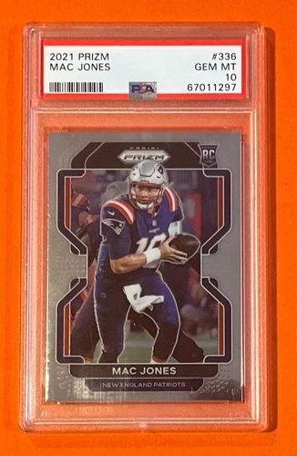 Mac Jones - 2021 Panini Prizm #336 - PSA 10