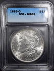 1883-O Morgan Silver Dollar "ICG MS63" *Free S/H After 1st Item*