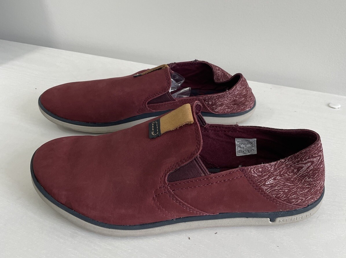 Scarpe Merrell Andorra Duskair slip on donna taglia 8 5 mocassino tacco pieghevole