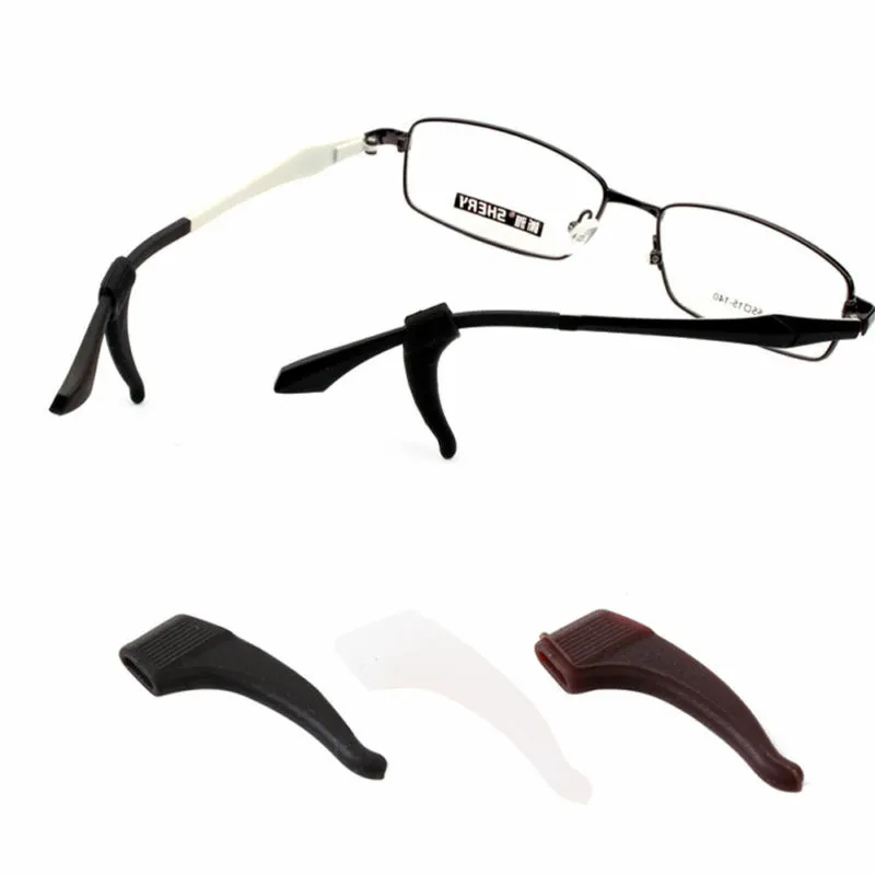 5 Paare Halterung Brillenbügel Silikon Brille Haken Antirutsch Ohrbügel NEU