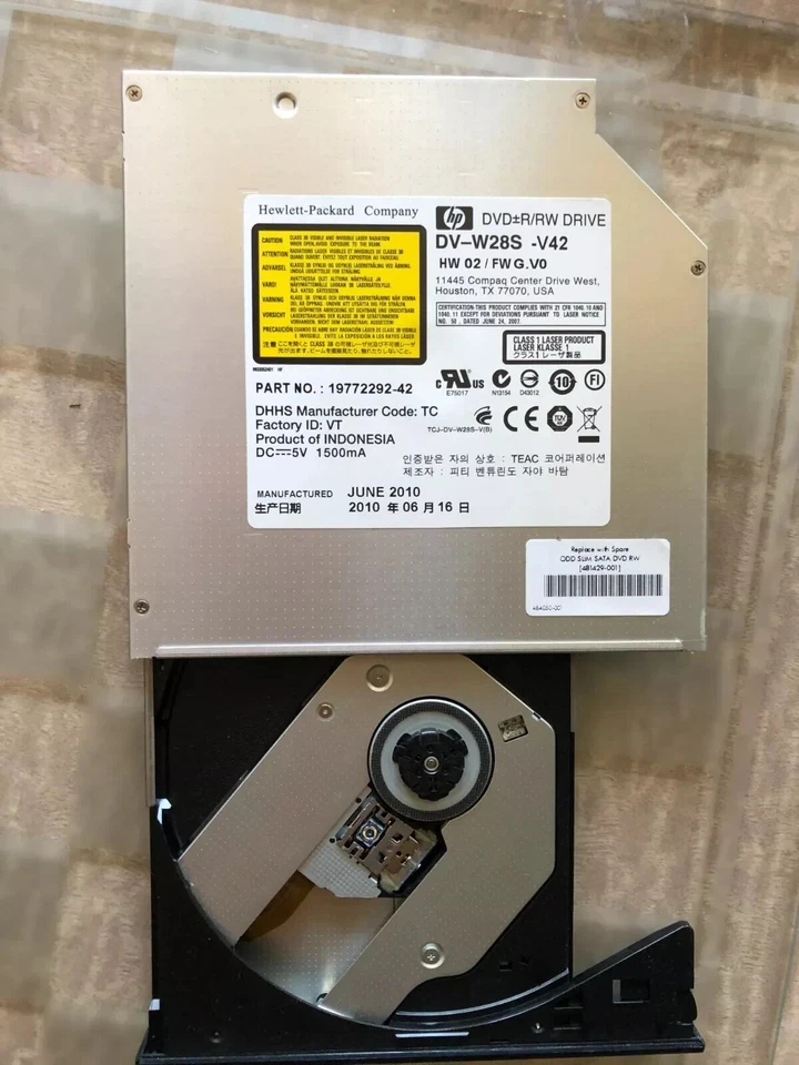 HP Pavilion dv5 dv6 dv9 Lightscribe CD/DVD SATA Burner Player - Image 2 of 3