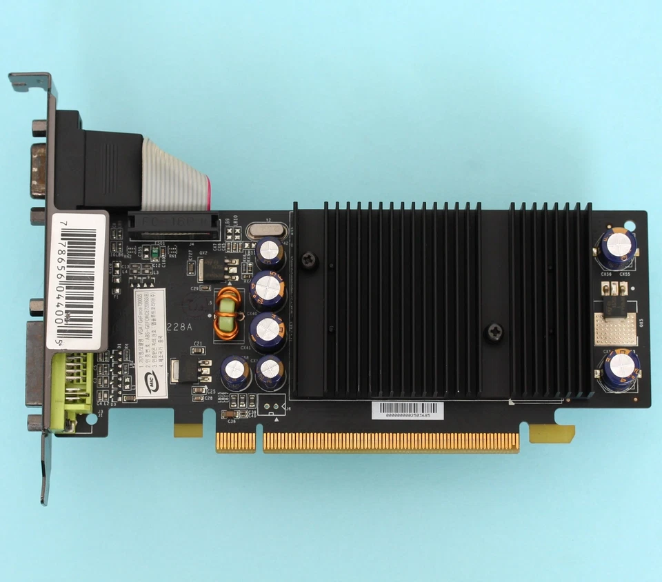 XFX Geforce 7200GS 128MB Video Card NVIDIA PCI-E X16 DDR2 VGA / DVI / TV - Image 2 of 4