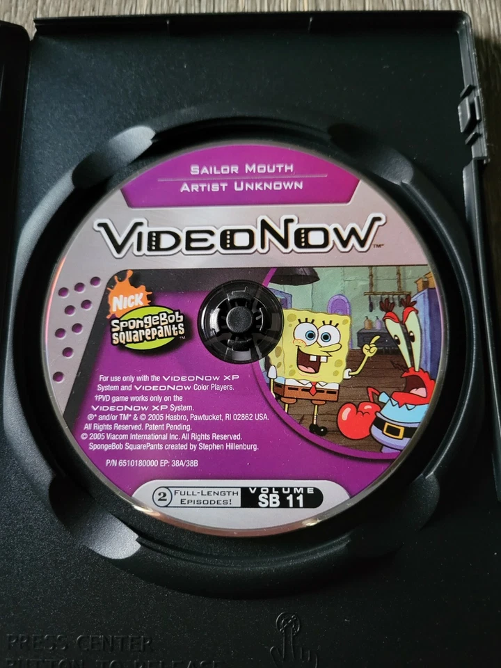 Nick VideoNow Spongebob Squarepants Volume SB11 Sailor Mouth/Artist Unknown - Image 3 of 4