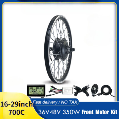 36V 350w自転車電動化キット1式 Electric Bike Conversion Kit 36V48V 350W Ebike Brushless Front Hub
