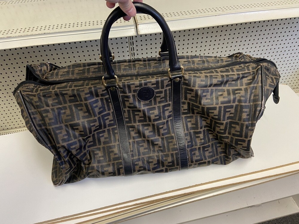 Fendi Zucca Travel Duffle Bag