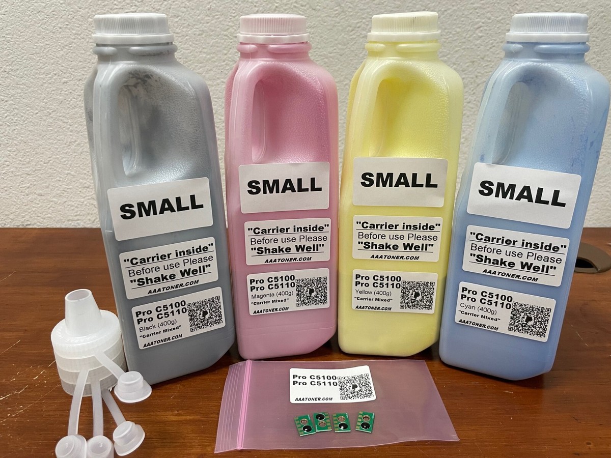 400g x 4) Refill Toner for Ricoh Pro C5100, Pro C5110, C5100s