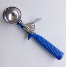 VOLLRATH Blue Ice Cream Scoop Server Sheboygan U.S.A 18-8 Stainless NSF Vintage 