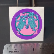 Vintage Stickers CTP Spearmint Scratch and Sniff Sticker Glossy GREAT SCENT