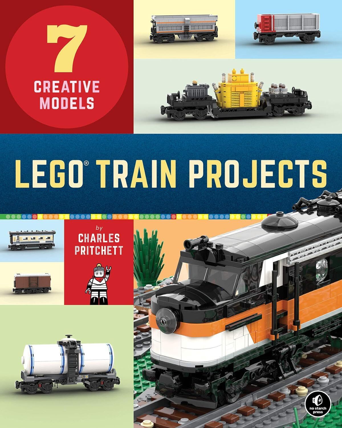 9781718500488 LEGO Train Projects: 7 Creative Models - Charles Pritchett
