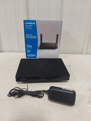 Linksys AX1500 Max-Stream Dual-Band WiFi 6 Router MR7310 Up to 1700 Sf 25+Device