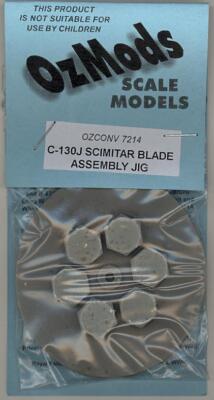 OzMods Models 1/72 LOCKHEED C-130J HERCULES 6-BLADE SCIMITAR PROPELLER JIG