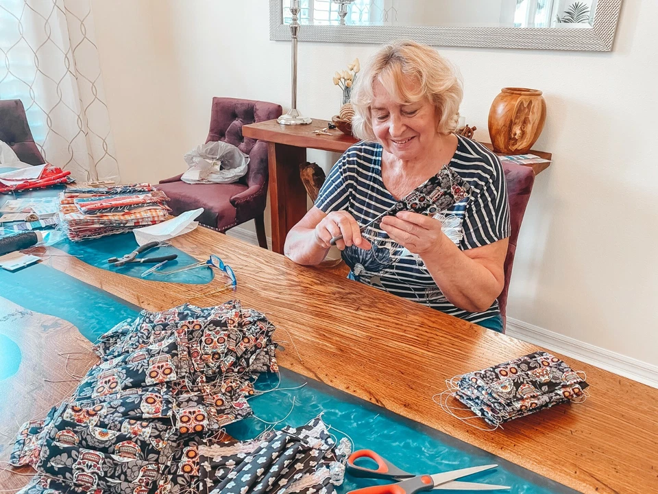 Face Mask for Men Adults Cotton Super Soft Patriotic American Flag Flannel USA - Image 4 of 4