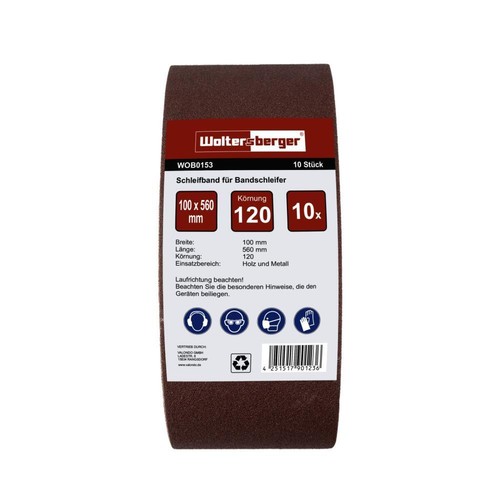 Woltersberger® Nastro Abrasivo 40 X 760 Mm Zircone Corindone - Foto 3