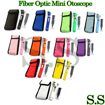 Fiber Optic Mini Otoscope Color (Diagnostic Set) (Pick a Color)