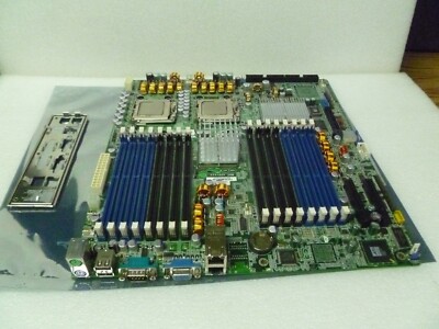 TYAN S5383 INTEL XEON (X2) E5410 2.33GHZ CPU MOTHER BOARD + IO COVER