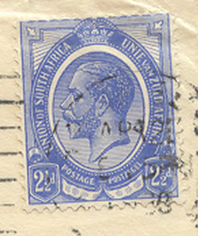 SOUTH AFRICA 1923 King George 2 1/2 d. single postage on cover from SWISS CONSUL - Image 2 of 2