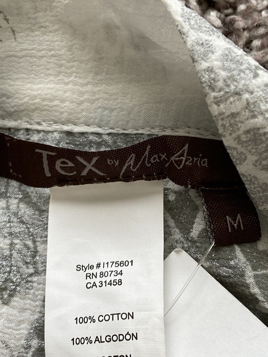 Tex By Max Azria Women Long Sleeve Shirt Size M | eBay