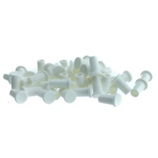 Fiber Optic 1.25mm Dust Cap Fits LC/MU Ferrules, 100 pcs/pack, White Color