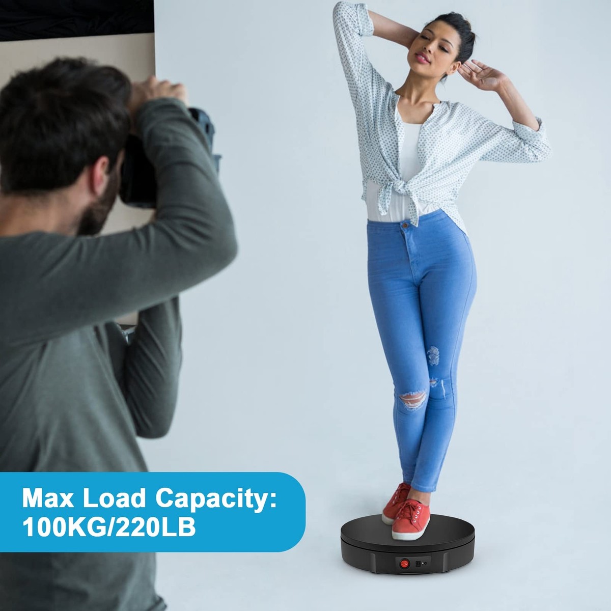 Plateau Tournant Electrique 100kg