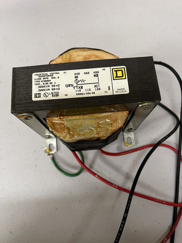 Square D Industrial Control Transformer 9070 Series B Type KL300D9 Pre owned