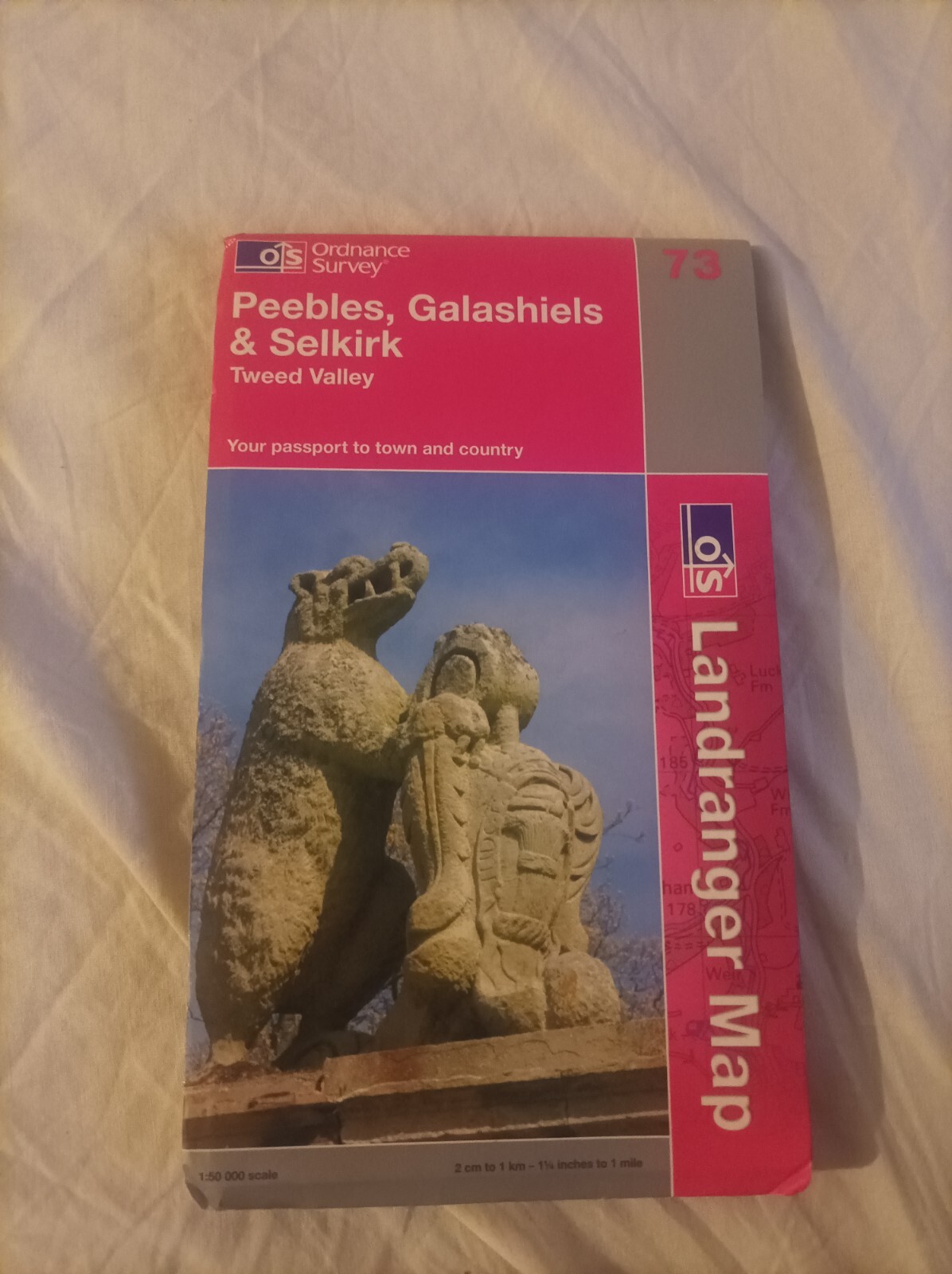 Peebles, Galashiels and Selkirk, Tweed Valley by Ordnance Survey sheet Map