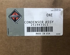 International 2519431C1 AC Condenser Genuine OEM New HVAC Navistar Assembly 4300