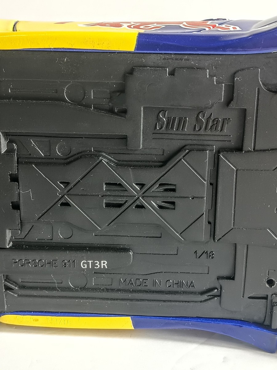 1/18 SUNSTAR ポルシェ911GT3R タイサン 1:18 Porsche 911 GT3R Red Bull Race Car Sunstar | eBay