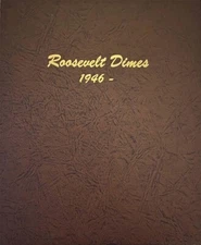 New Dansco Album 7125 For US Roosevelt Dime Coins 1946 2047 Long Term Storage