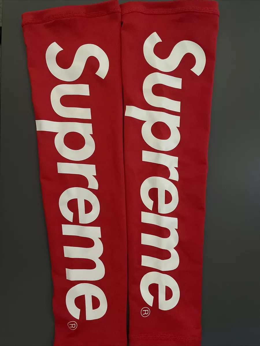 Supreme Shooting Sleeves Pair FW17 Red S/M | eBay