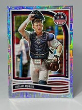2024 Panini USA Stars & Stripes JOSIAH MORRIS #40 Mojo Parallel 05/49