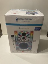 Singing Machine SML625BTW Bluetooth Karaoke System - White