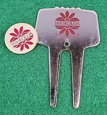 Herramienta y marcador de pelota Waikoloa Beach Resort Golf Divot ~ Waikoloa Village, Hawaii