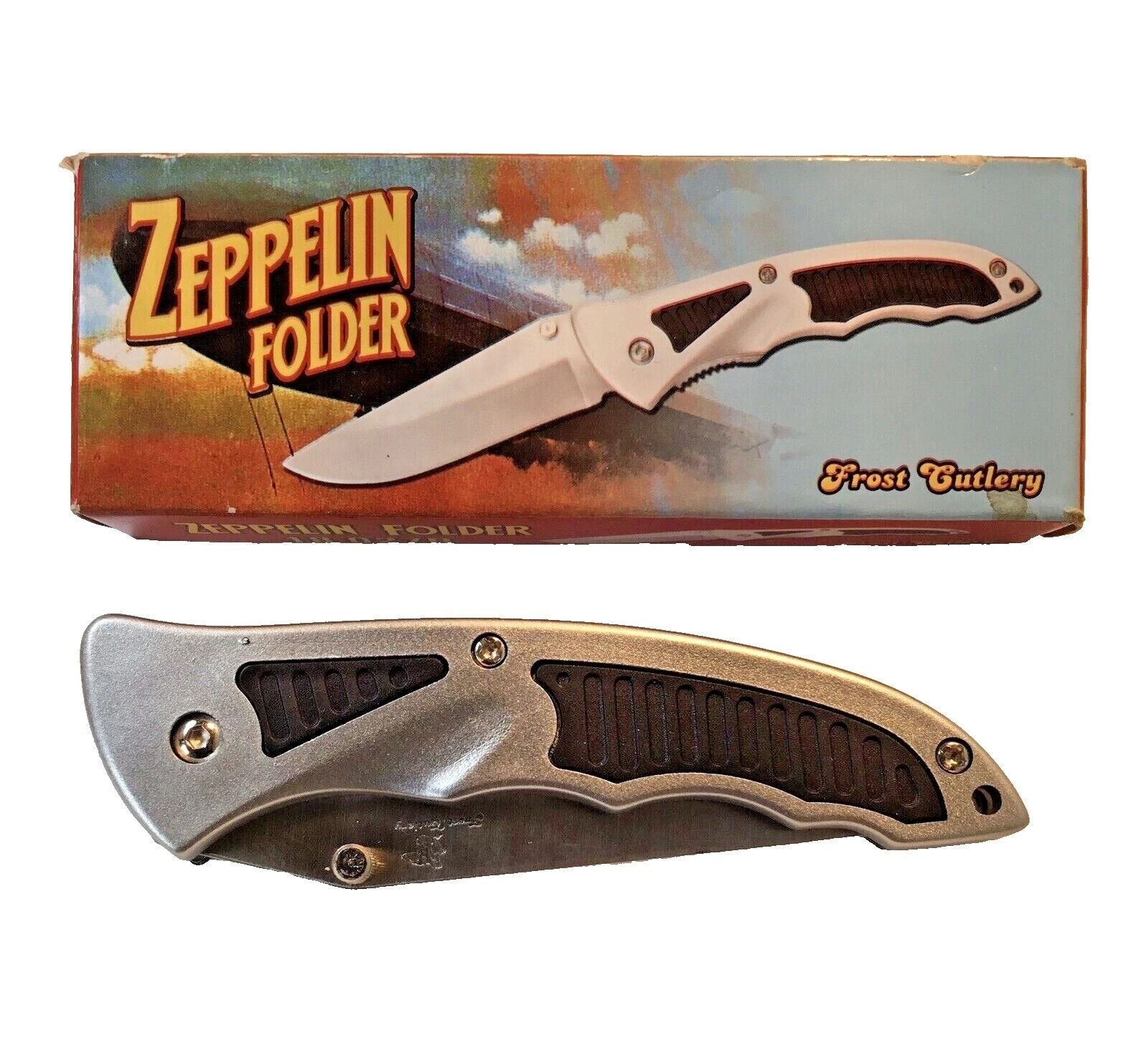 Clip Point Rubber Blade Rubber Handle Collectible Folding Knives