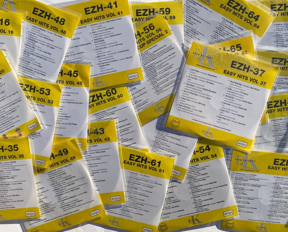 BUNDLE OFFERS EASY HITS karaoke (EKH) CD+G discs NEW (Choose discs
