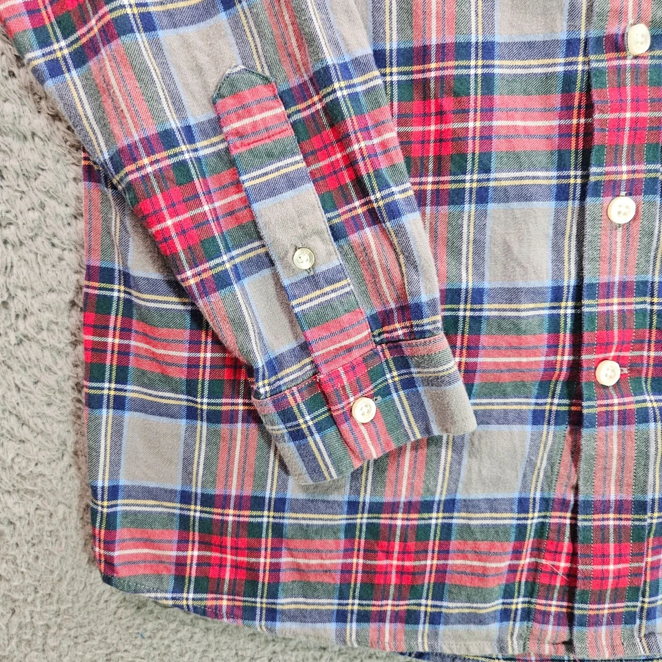 Vineyard Vines Flannel Shirt Boy Large (16) Button Up Long Sleeve Plaid - Image 2 of 4