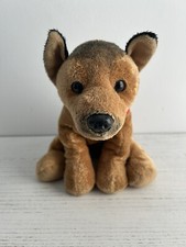 FAO Schwarz German Shepherd Red Bandana Plush Stuffed Animal