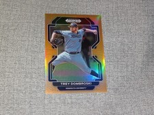 2022 Prizm Draft Picks Neon Orange #PDP133 Trey Dombroski #D /50