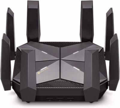 TP-Link - Archer AXE300 AXE16000 Quad-Band Wi-Fi 6E Router - Black