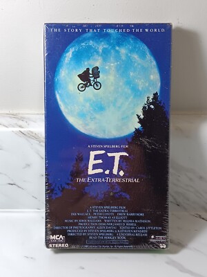 E.T. The Extra-Terrestrial VHS 1988 MCA Factory Sealed Green Flap RARE HTF New