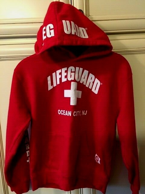 navy blue lifeguard hoodie